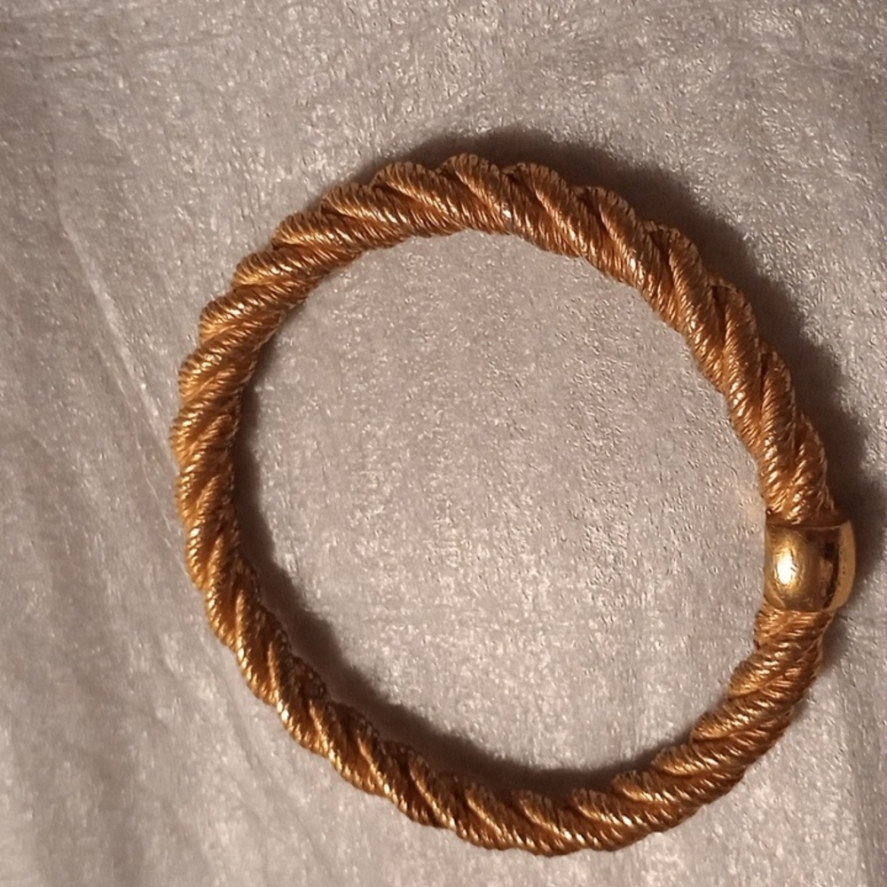 Twisted Rope Bangle Bracelet - image 3